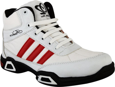 

Hillsvog White Cricket men shoes-5001 Casuals For Men(White), 7;white