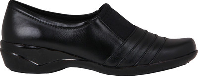 

Footshez Slip On For Women(Black