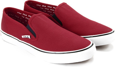 

Fila Canvas Shoes For Men(Red, Rd/nvy