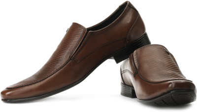 

Alberto Torresi Genuine Leather Slip On Shoes For Men(Brown, Tan