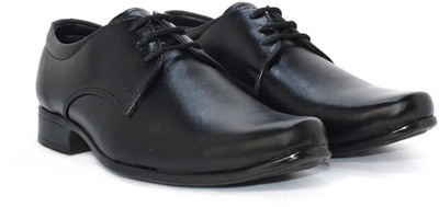 

Alberto Calza Genuine Leather Formal Derby Lace Up For Men(Black