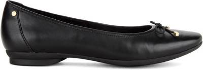 Clarks Candra Light Black Leather Slip on