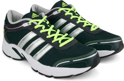 ADIDAS Eyota M Men Running Shoes For Men(Black, Green, Dknavy/metsilv/elect