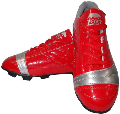 

Port Red Chilli Crusher Soccer Cleat Cricket Shoes For Men(Red