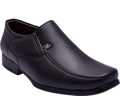 

Prolific Kelvin Black Slip On Shoes For Men(Black)