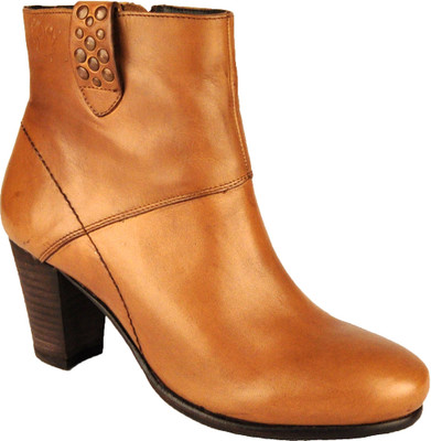 

Salt N Pepper 13-340 Greta Brown Boots For Women(Tan, Almond