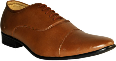 

Leather Chief Party Wear Shoes For Men(Tan)