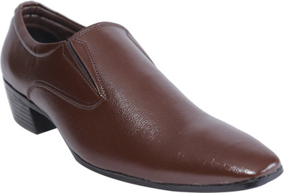 

Bxxy Height Increasing Shoes Slip On For Men(Brown