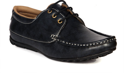 

Levanse Moc toe Corporate Casuals For Men(Black, Matte black