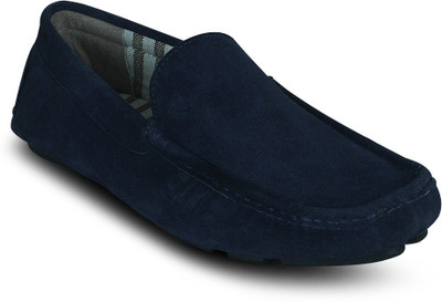 

Get Glamr BASIC SUEDE SLIP ON Loafers For Men(Blue