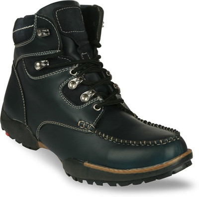 

Bacca Bucci Fit blue brogue style ankle boots Boots For Men(Black, Brown