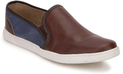 

Knotty Derby Terry Plimsolls Casual Shoes For Men(Brown, Blue