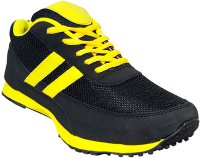 

SPORTS Strength Men Running Shoes For Men(Black, Yellow