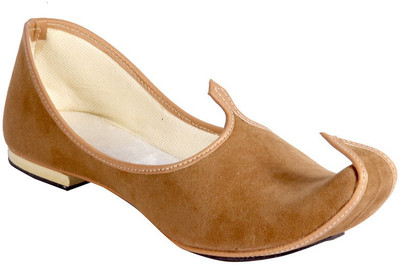 

Panahi Ethnic Juti Casual, Party Wear, Wedding Slip On Shoes Jutis For Men(Brown, Camel