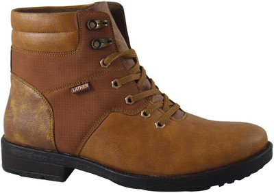 

BJOS High Quality Boots For Men(Tan