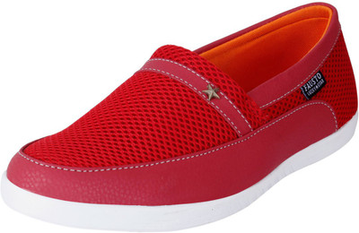 

FAUSTO Canvas Shoes For Men(Red