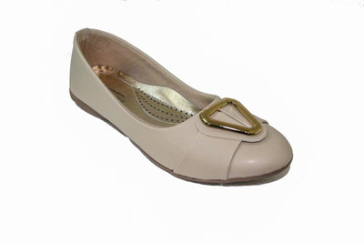 

Florentyne Ghost White Ballerinas Bellies For Women(White), Cream