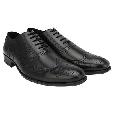 Brigit Brogue Shoes Brown Lace Up