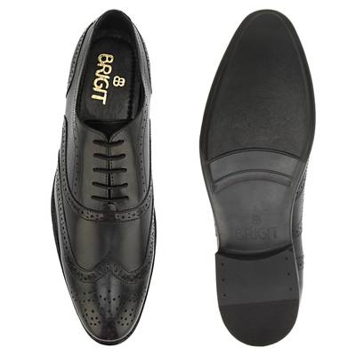 Brigit Brogue Shoes Brown Lace Up