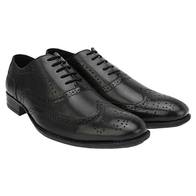 

Brigit Brogue Shoes Black Oxford For Men(Black)