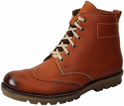 

FAUSTO High Ankle Boots For Men(Brown
