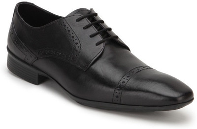 

Arden Brogue Derby Party Wear Shoes For Men(Black