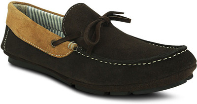 

Get Glamr Color Block Loafers For Men(Brown)