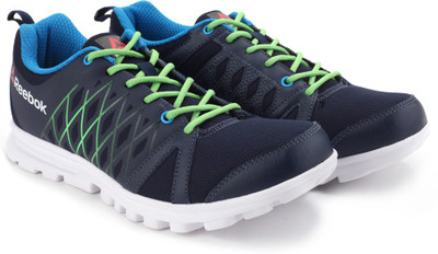 

REEBOK Running Shoes For Men(Navy, Navy/green/blue/wht