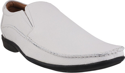 

Mochi Men's Formal Slipons Slip On For Men(White, 16;white