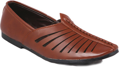 

Adjoin Steps Mojaris For Men(Brown