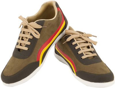 

FBT Casual Shoes For Men(Green), Mehandi