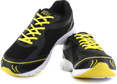 

Fila Running Shoes For Men(Black, Blk/yel
