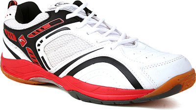 

Proase Badminton Shoes For Men(White, Red