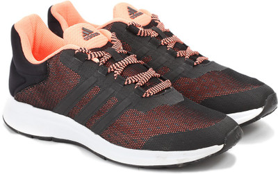 

ADIDAS ADIPHASER W Running Shoes For Women(Black, Cblack/sunglo