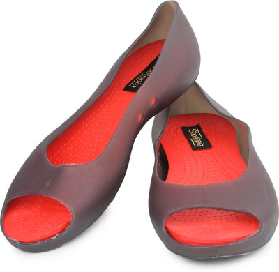 

Shoetopia Bellies For Women(Grey), Black