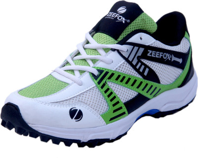 

Zeefox Cricket Shoes For Men(Green, White