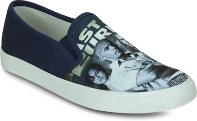 

Get Glamr FURIOUS PRINTED SNEAKERS Canvas Shoes For Men(Blue)