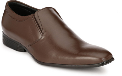 

Knoos Corporate Formals Slip On For Men(Brown