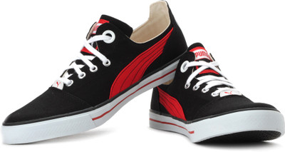 

Puma Limnos CAT Ind. Sneakers For Men(Black, Red, 05;black;high risk red