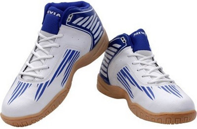 

Nivia Panther-1 Basketball Shoes For Men(White, Blue)