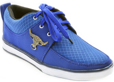 

Boysons Canvas Shoes For Men(Blue, White