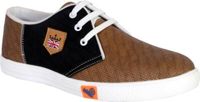 Shoebook Mens Tan Sneakers