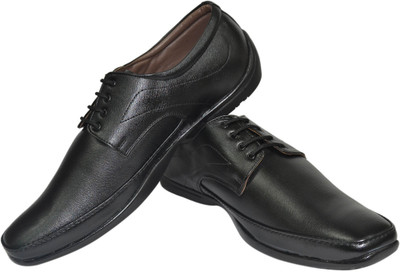

Human Steps Big Size Lace Up Shoes For Men(Black