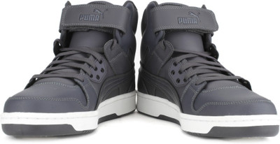 

Puma Puma Rebound Street L High Ankle Sneakers For Men(Grey, Periscope-periscope