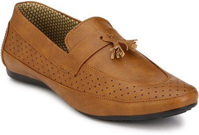 

ZebX Loafers For Men(Tan