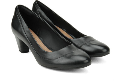 

Clarks Denny Harbour Black Leather Slip on For Women(Black