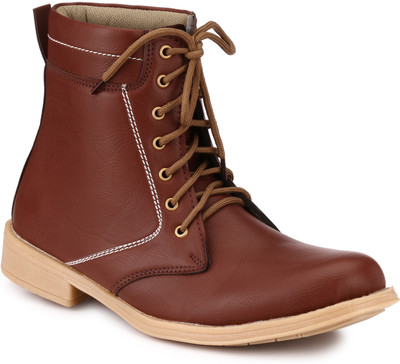 

Mactree Shredded Boots For Men(Brown