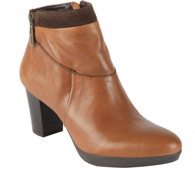 

Salt N Pepper 14-618 Anna Almond Brown Boots Boots For Women(Tan