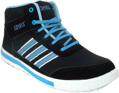 Aleg Boots For Men(Black, Blue)
