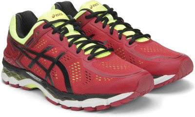 

Asics GEL-KAYANO 22-SW Running Shoes For Men(Red, Strong red / black